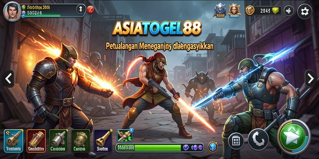 Gameplay seru dan mendebarkan dalam ASIATOGEL88.