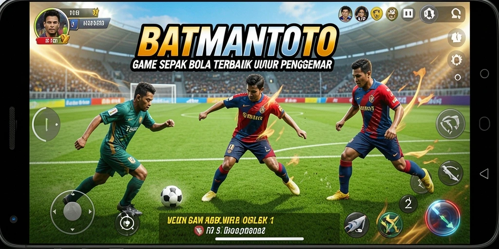 Screenshot gameplay BATMANTOTO yang menampilkan aksi seru di lapangan.