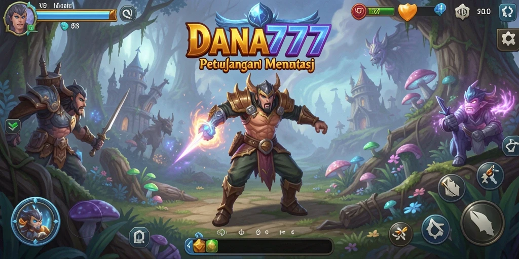 Screenshot DANA777 menampilkan aksi petualangan yang seru.