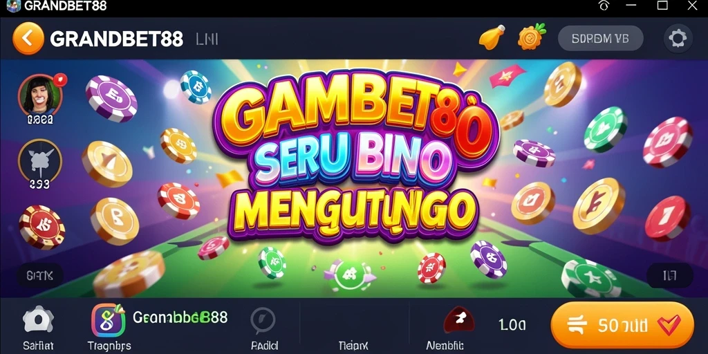 Tampilan gameplay Bingo dengan grafis memukau dan interaksi pemain.