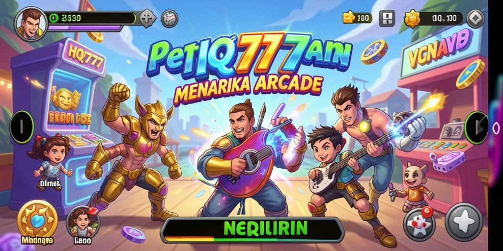 Gameplay seru dan penuh warna di HQ777.