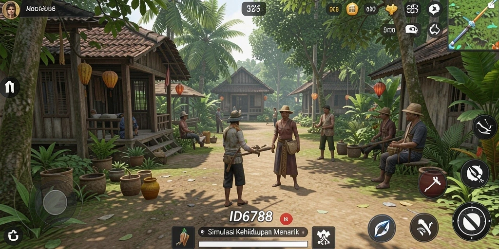 Gameplay ID6788 yang menampilkan simulasi kehidupan yang menarik.