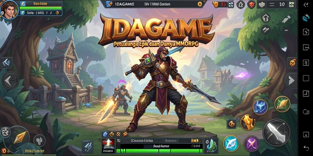Screenshot <strong>IDAGAME</strong> menampilkan aksi pertarungan seru dalam dunia MMORPG.