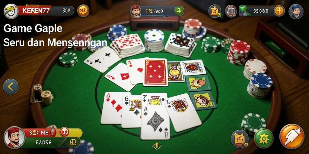 Tampilan gameplay KEREN77 yang seru dan menantang.
