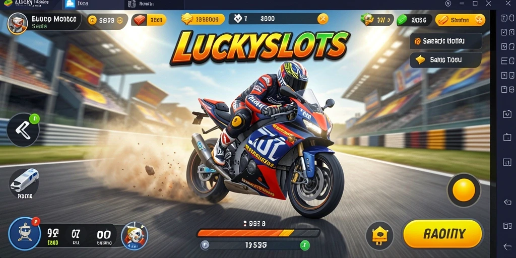 Tampilan gameplay LUCKYSLOTS yang mendebarkan dan grafis yang memukau.