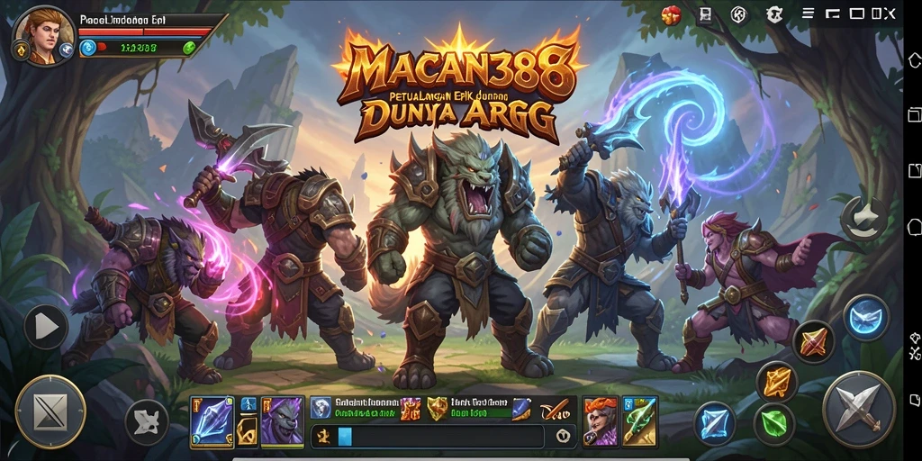 Tangkapan layar gameplay ARPG yang mendebarkan di MACAN388.