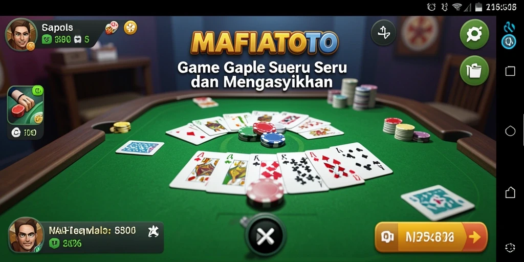 Tampilan gameplay MAFIATOTO yang seru dan mengasyikkan.