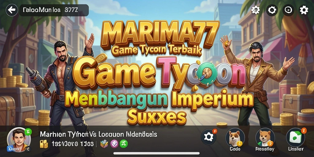 Gameplay seru dalam <strong>MARIMA77</strong> menampilkan tantangan membangun bisnis yang sukses.