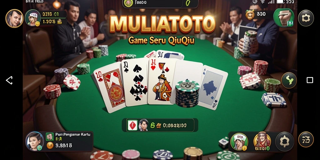 Menampilkan gameplay seru QiuQiu di MULIATOTO.
