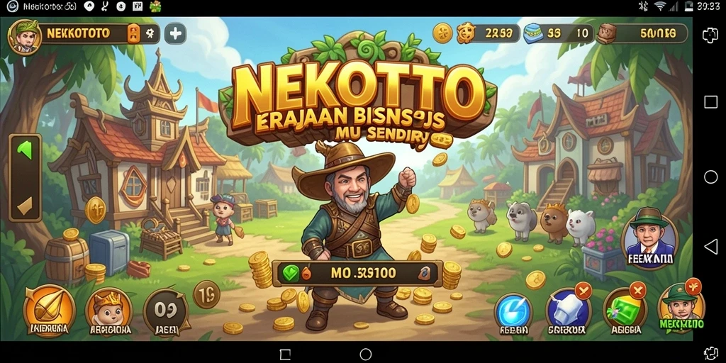 Tampilan gameplay NEKOTOTO yang menarik dan penuh strategi.