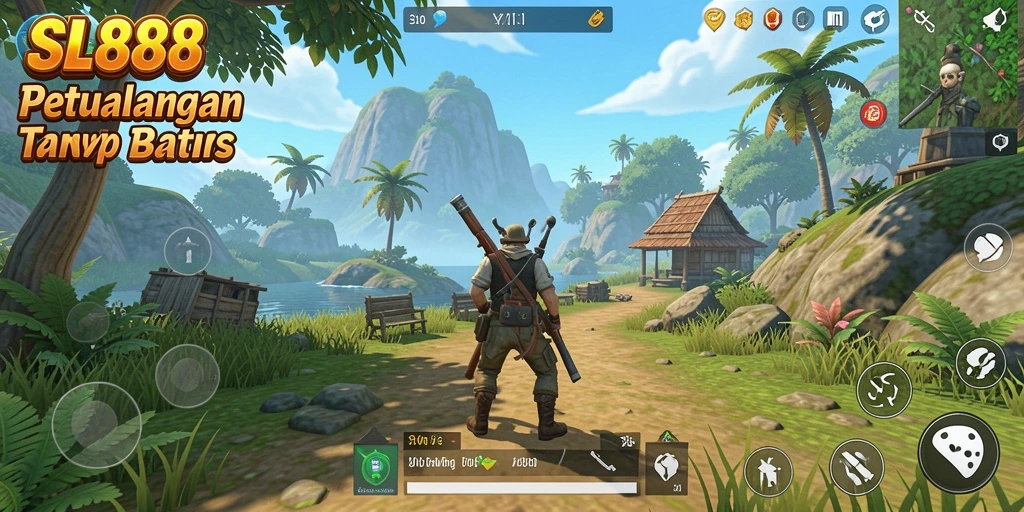 Gameplay menakjubkan dalam dunia terbuka SL888 dengan banyak aksi.