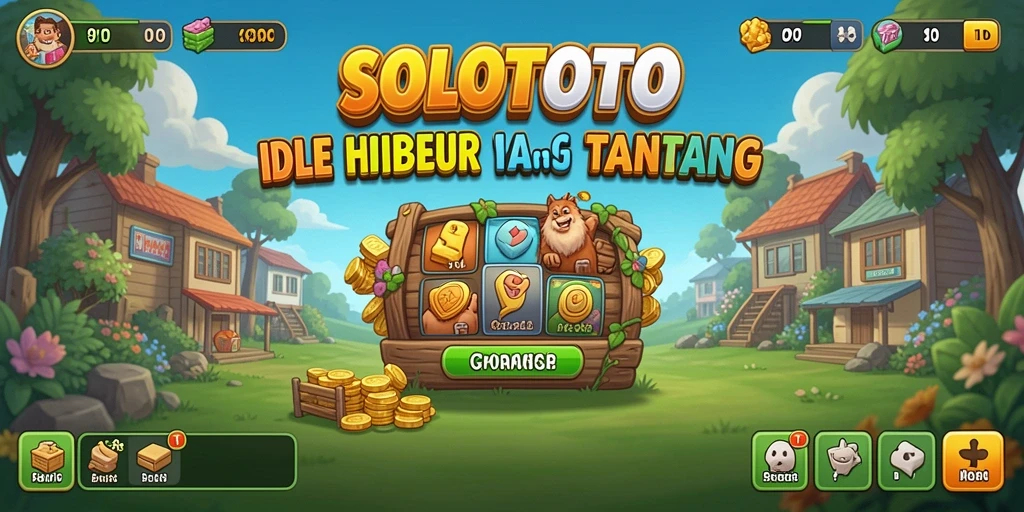 Screenshot dari gameplay Idle SOLOTOTO yang menarik dan menantang.