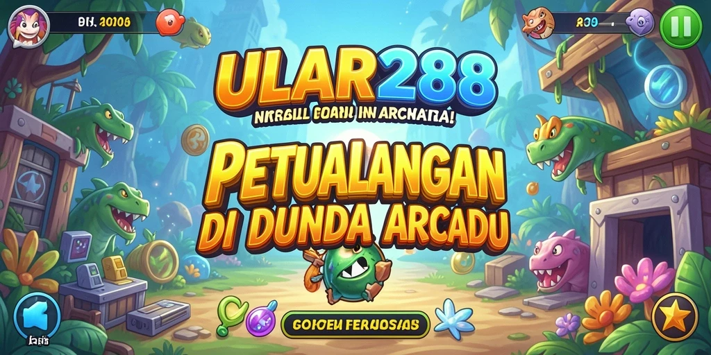 Screenshot gameplay ULAR288 menampilkan keseruan aksi Arcade.