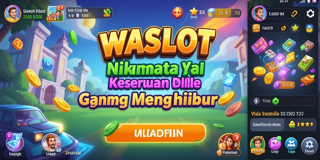 Tampilan gameplay utama WASLOT yang menarik dan interaktif.