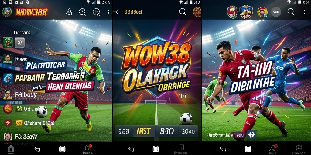 Tampilan gameplay WOW388 yang menakjubkan dengan taruhan olahraga yang interaktif.